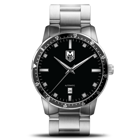 MLUX Men or Women Automatic Luxury Watch Front View