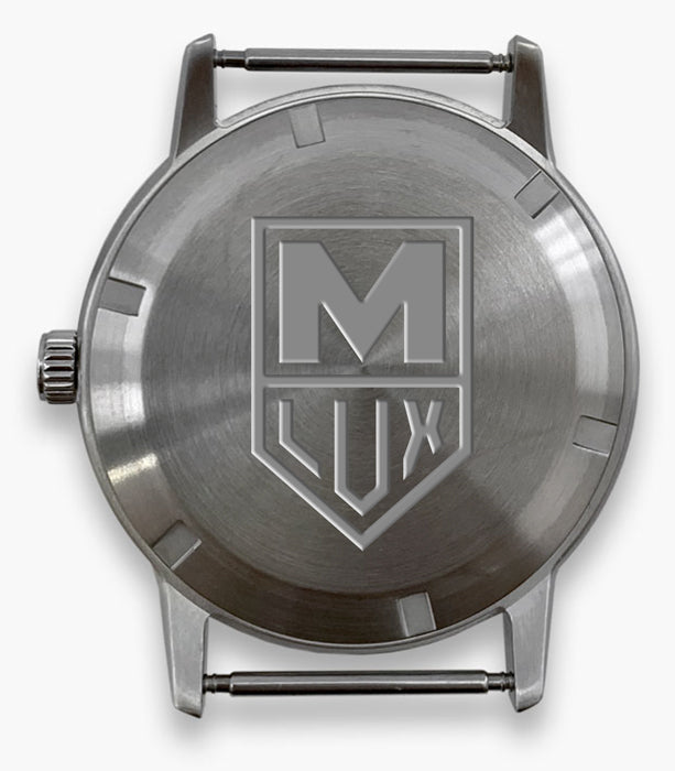 MLUX Men or Women Automatic Luxury Watch Back View