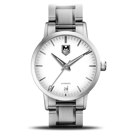 MLUX Men or Women Automatic Luxury Watch Front View